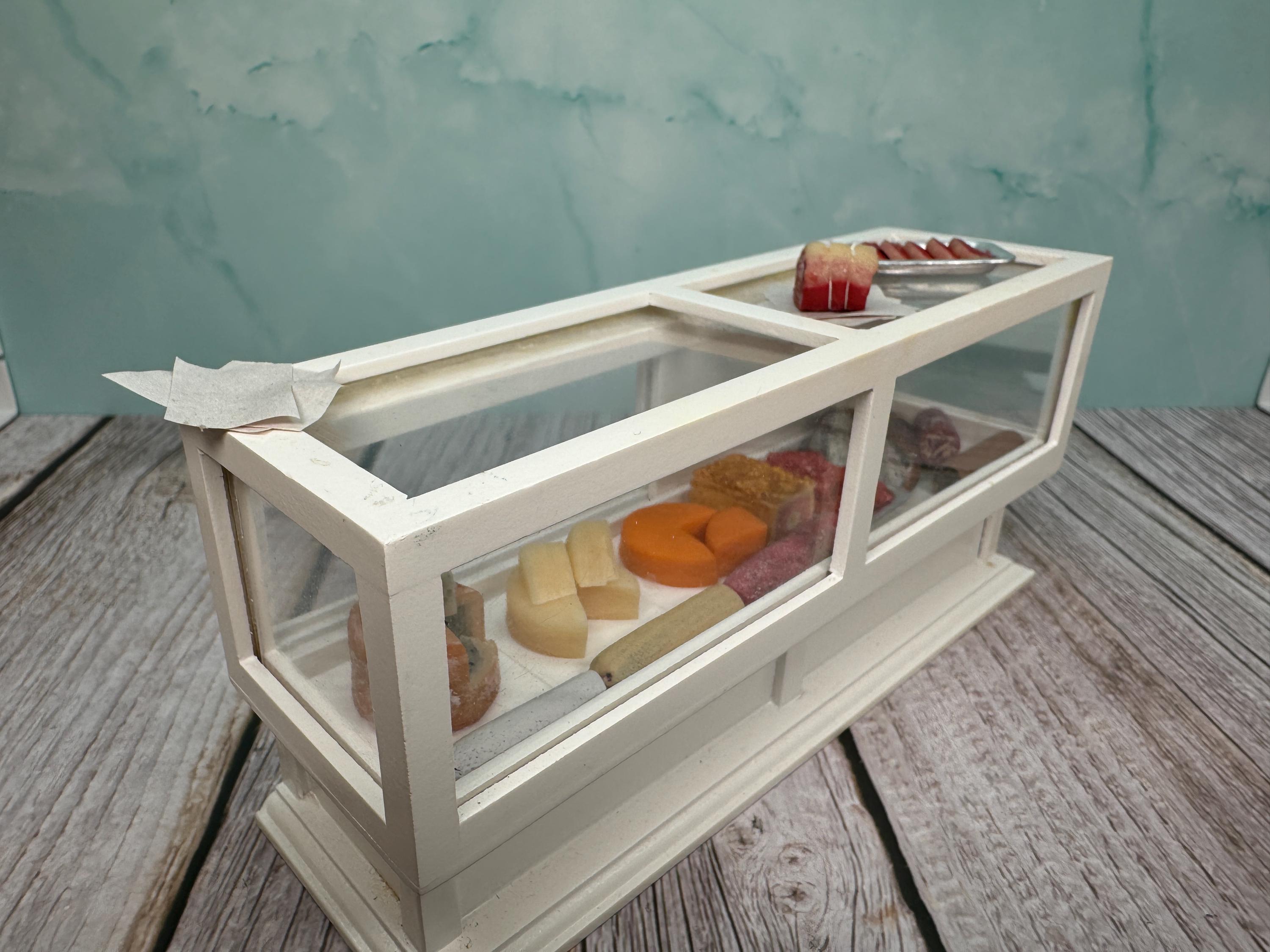 Dollhouse Miniature ~ Artisan Signed Handmade Decorated Deli / Butcher ...
