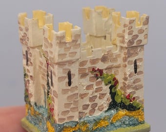 Dollhouse Miniature ~ Handmade Toy Castle for Children by V. Casson