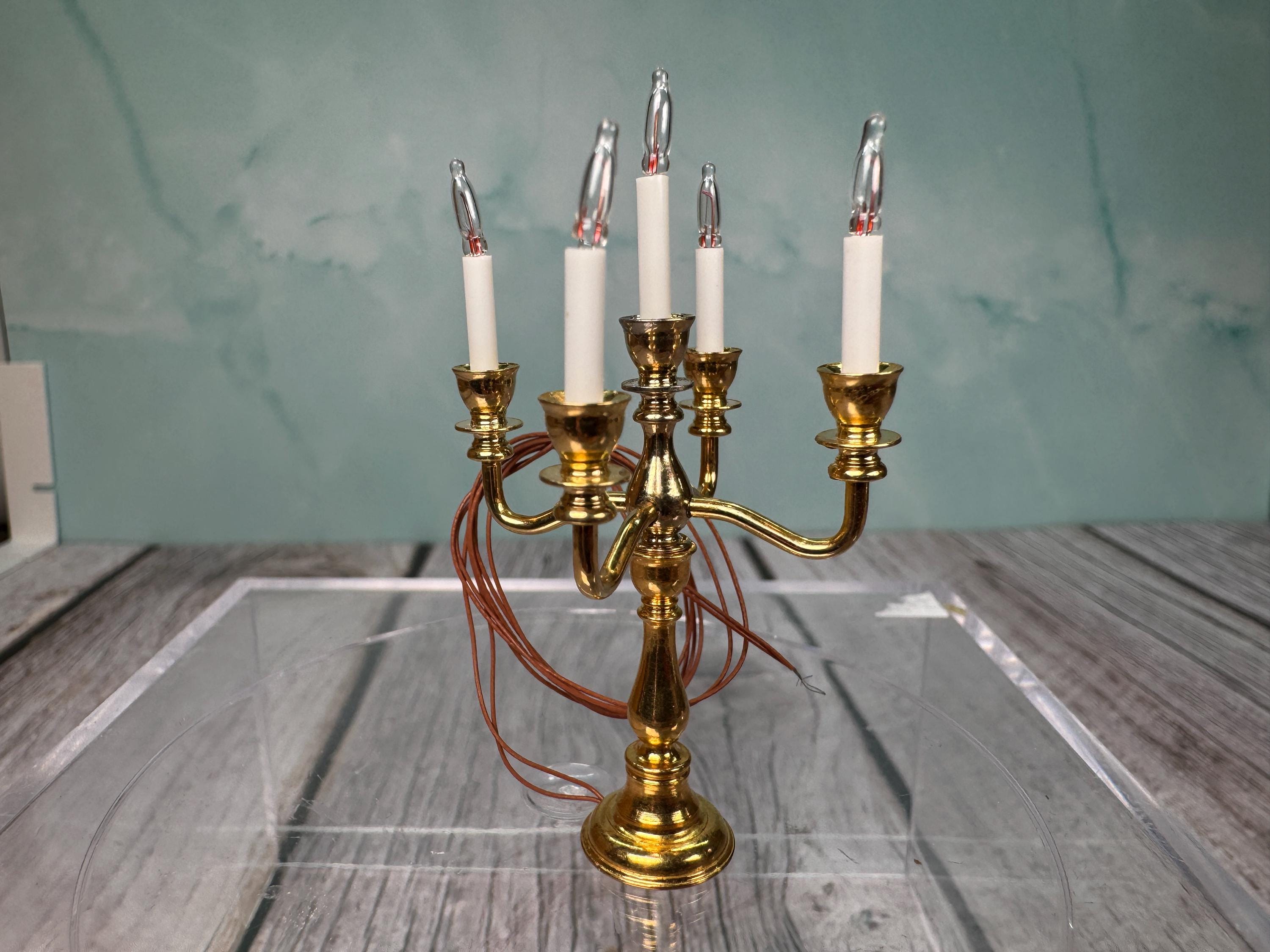Dollhouse Miniature ~ Handmade Artisan Clare Bell Brass Works 5
