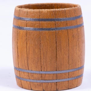 Dollhouse Miniature ~ Sir Thomas Thumb Wooden Barrel
