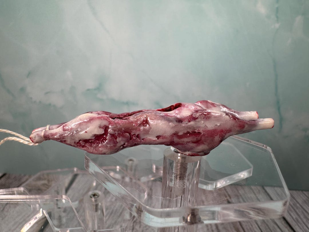 Dollhouse Miniature ~ Artisan Handmade Skinned Rabbit on String Butcher ...