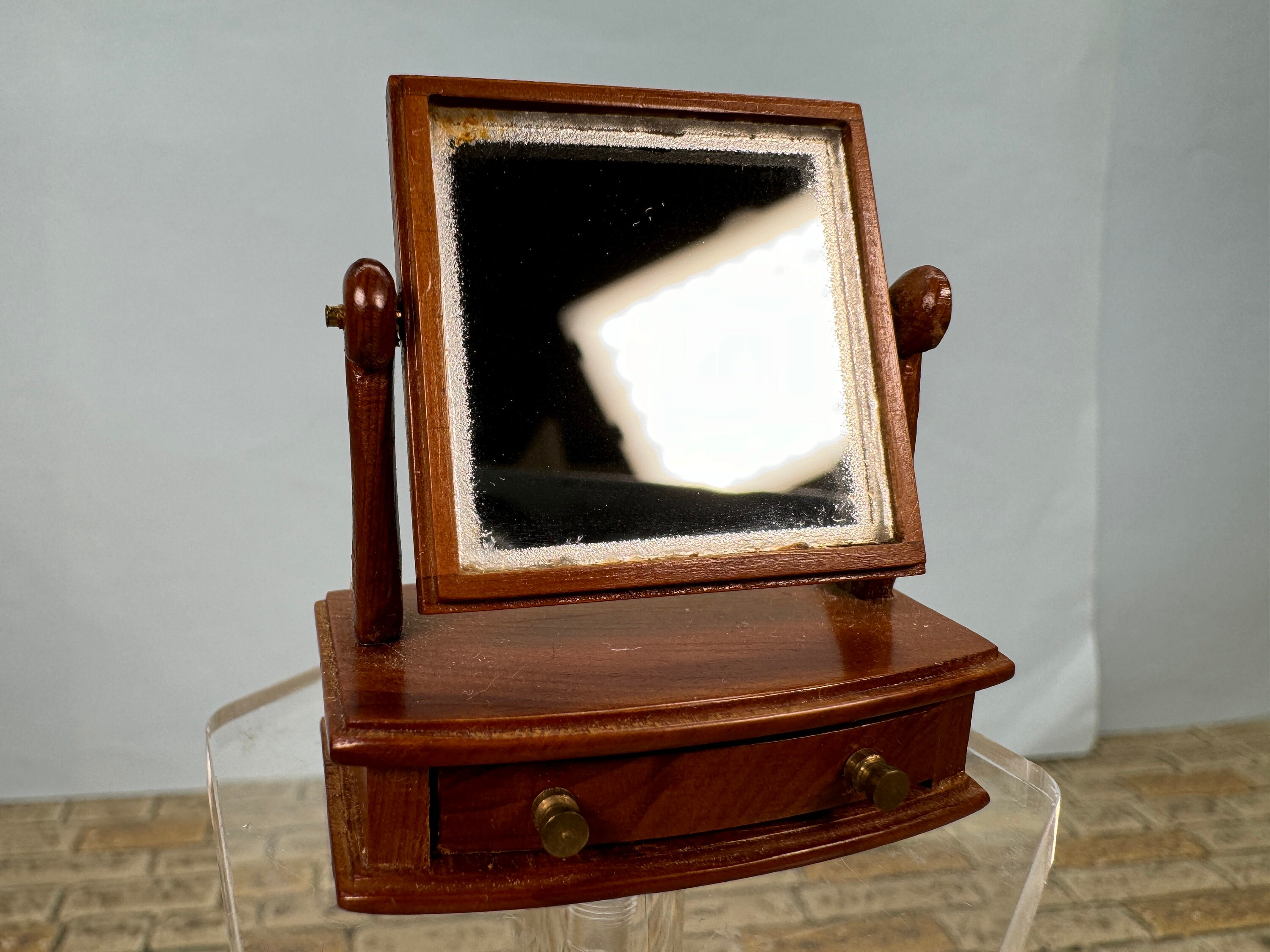 Dollhouse Miniature - Vintage 1981 Artisan Dennis Jenvey Vanity
