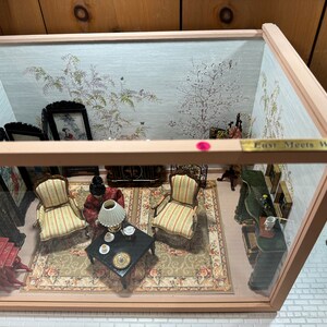 Dollhouse Miniature East Meets West Handmade Decorated Asian Style