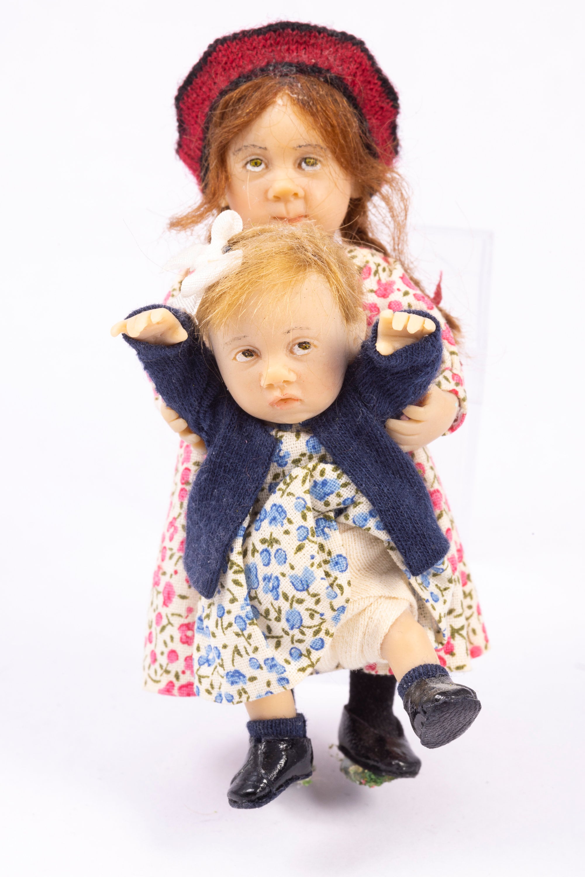 Dollhouse Miniature ~ Hand Sculpted Catherine Muniere Little Girl