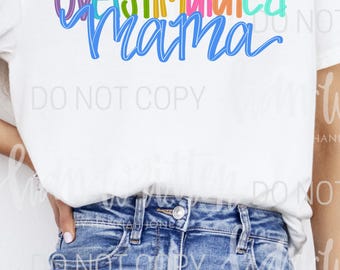 Overstimulated Moms Club Mama Tee Design Trendy Graphic Tee for Moms Mama Mommy Mom Shirt DTF PNG Mother’s Day Shirt