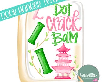DOOR HANGER TEMPLATE: Dot crack bam mahjong tile template mahj mahjong with ma girls