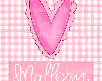 Coeur girly mignon | conception de coeur faux appliqué | Saint-Valentin png | appliqué girly