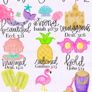 God Says I Am Summer | Cute Toddler Girl png | Kids Faith Design | Mermaid | Shell Design | Cute Sandcastle | God Says I Am Mermaid
