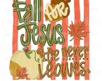 Fall Christian Clipart Hand Draw Faith Based Halloween PNG fall for Jesus