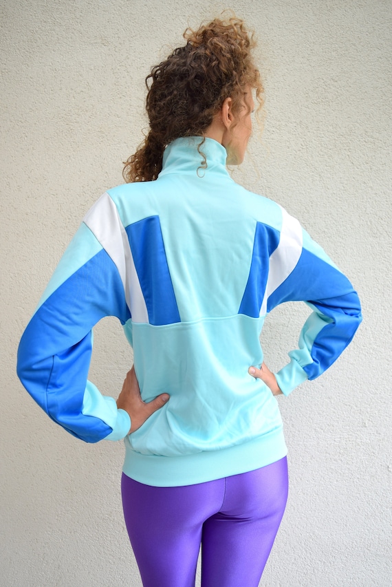 Blue workout jacket cheap