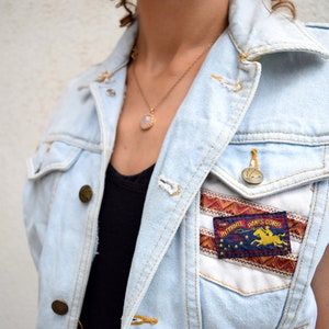 90s denim vest, Vintage jeans waistcoat, sleeveless denim jacket, light blue vest, Women's denim, Outdoor vest, Vintage streetwear, S/XS, 36
