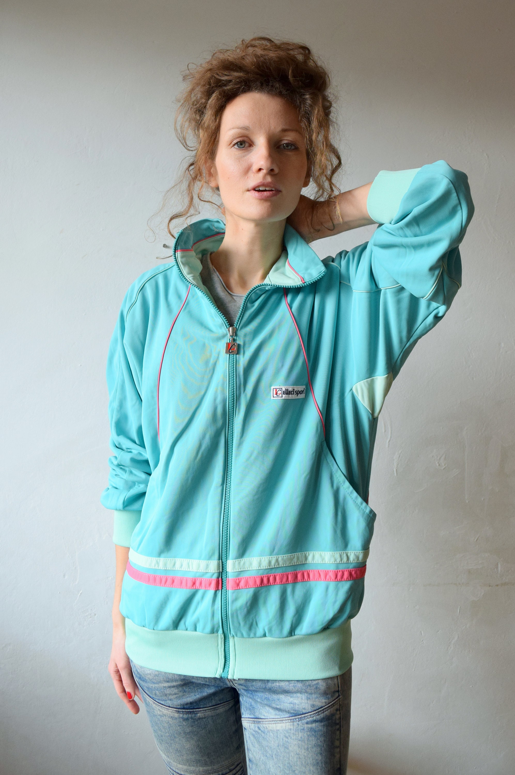 Mint Color Jacket Running Jacket Windbreaker Spring Outdoor Etsy