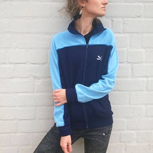 Vintage PUMA workout jacket, bomber jacket, outdoor jacket, tracksuit, running jacket, color block, women jacket, men jacket, S/M GP110 image 3