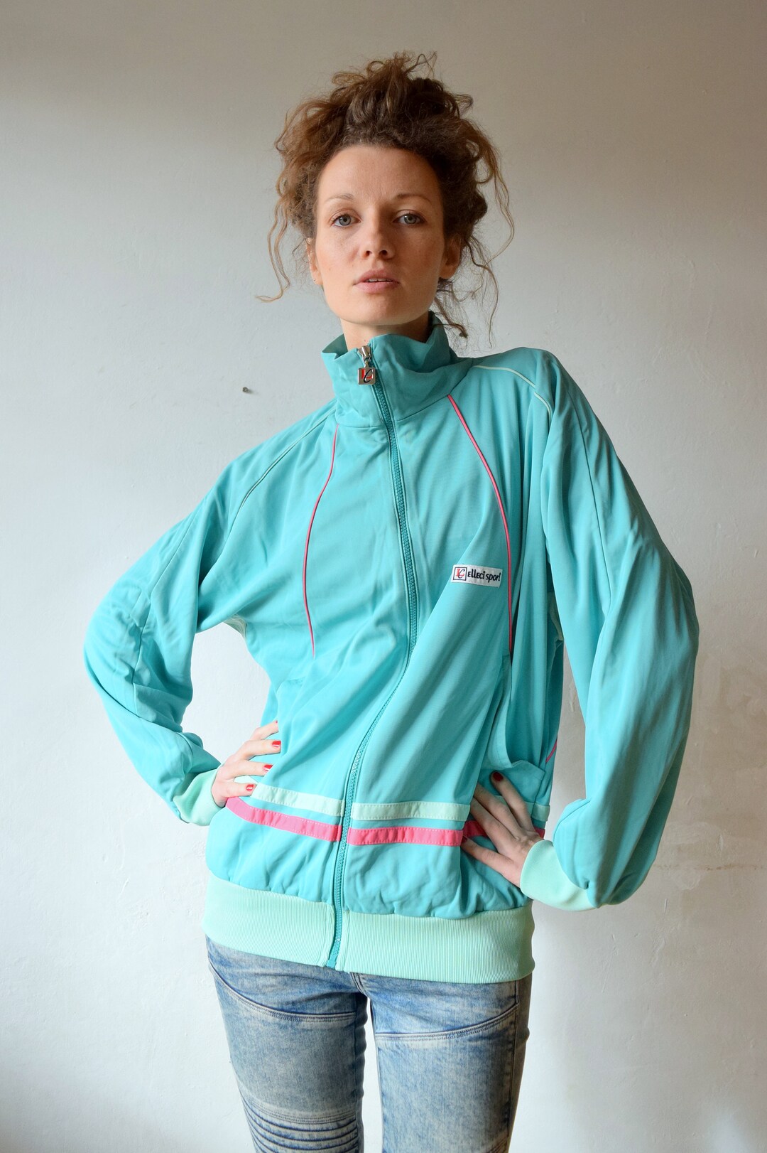 Mint Color Jacket Running Jacket Windbreaker Spring Outdoor Etsy