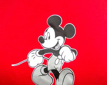 Camiseta vintage de Disney, camiseta sin mangas de Mickey Mouse, camiseta roja sin mangas, camiseta vintage unisex, Disney de los 90, M/L, camiseta vintage, (GP161)