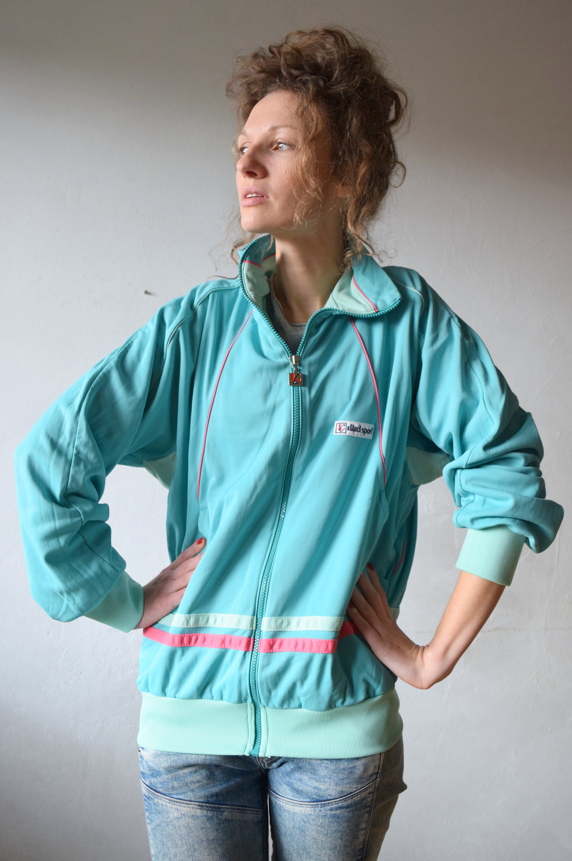 Mint Color Jacket Running Jacket Windbreaker Spring Outdoor Etsy