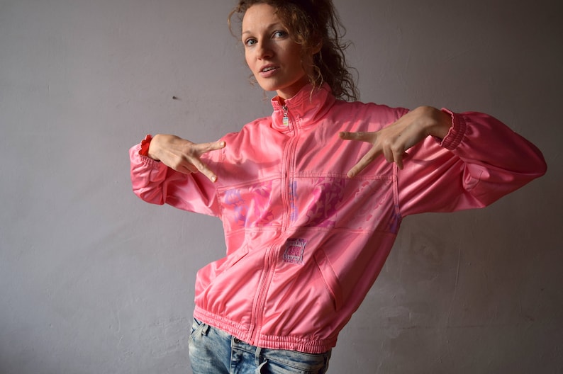 pink workout jacket