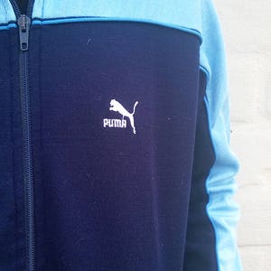 Vintage PUMA workout jacket, bomber jacket, outdoor jacket, tracksuit, running jacket, color block, women jacket, men jacket, S/M GP110 image 4