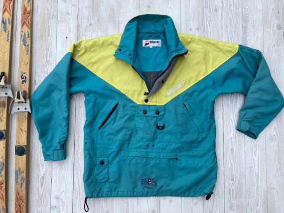 color block ski jacket womens