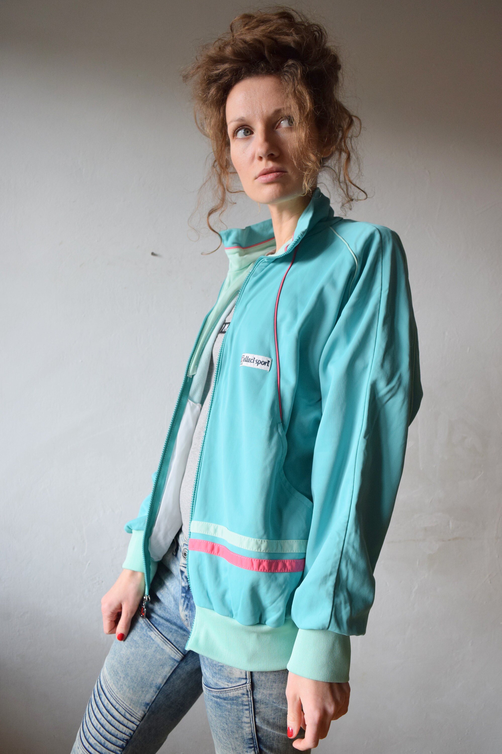 Mint Color Jacket Running Jacket Windbreaker Spring Outdoor Etsy