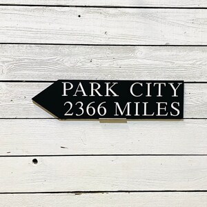 Street Sign Directional Arrow Wood Engraved Sign