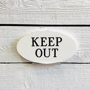 Keep Out, Security Home Or Business Wood Engraved Sign