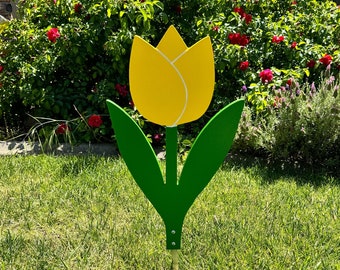 Tulip Yard Art Garden Decoration, Perfect Gift