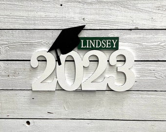 Graduation Sign With Grad Year and Name, Graduation Decoration