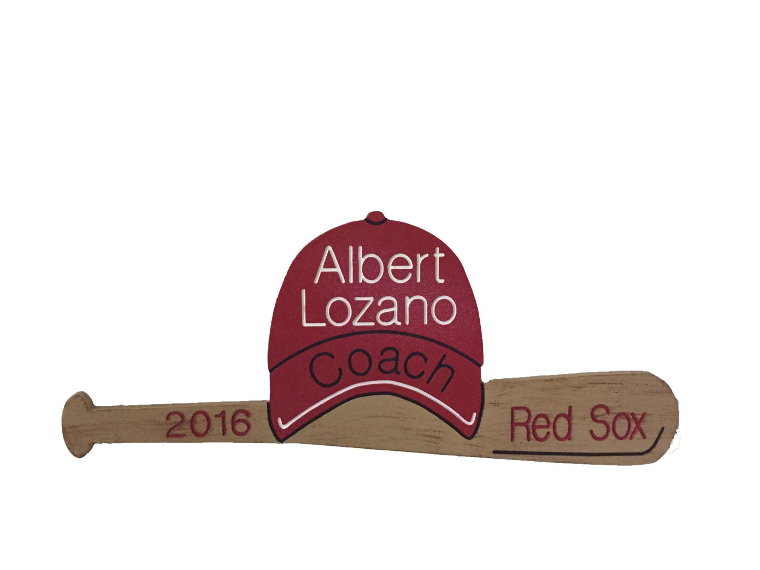 Coaches Gift Personalized Engraved Baseball Bat Wood Sign Etsy