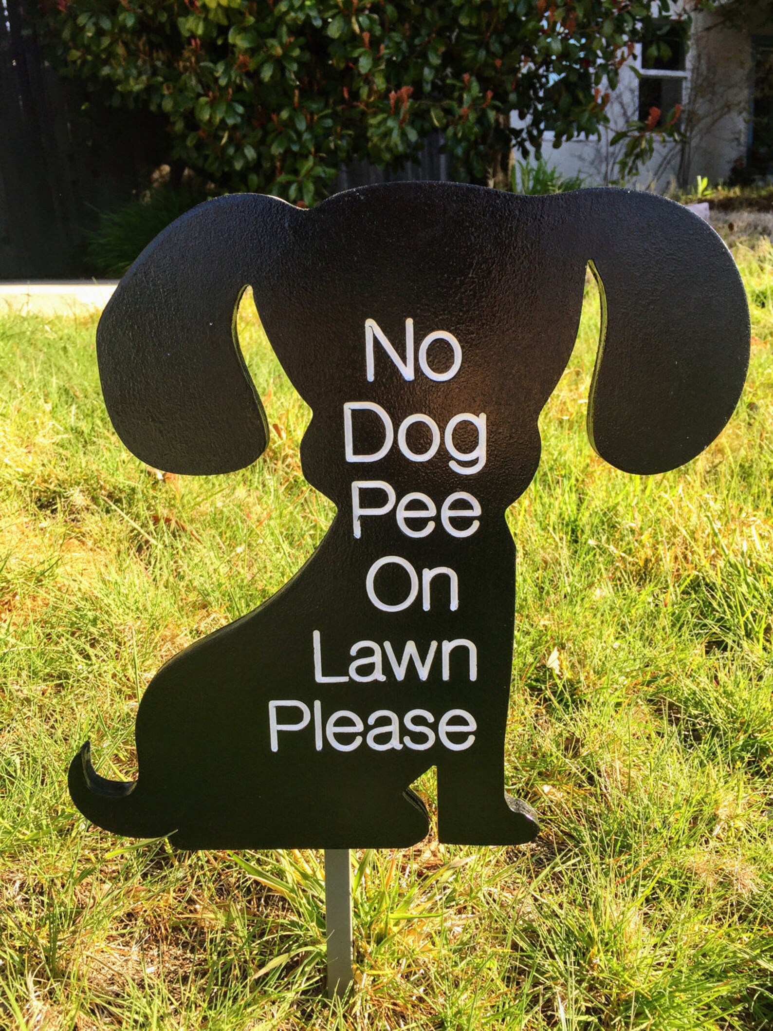 Dog Sign No Dog Pee Lawn Sign Etsy