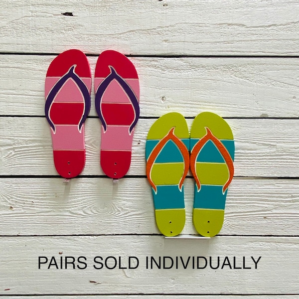 Teal Flip Flops - Etsy