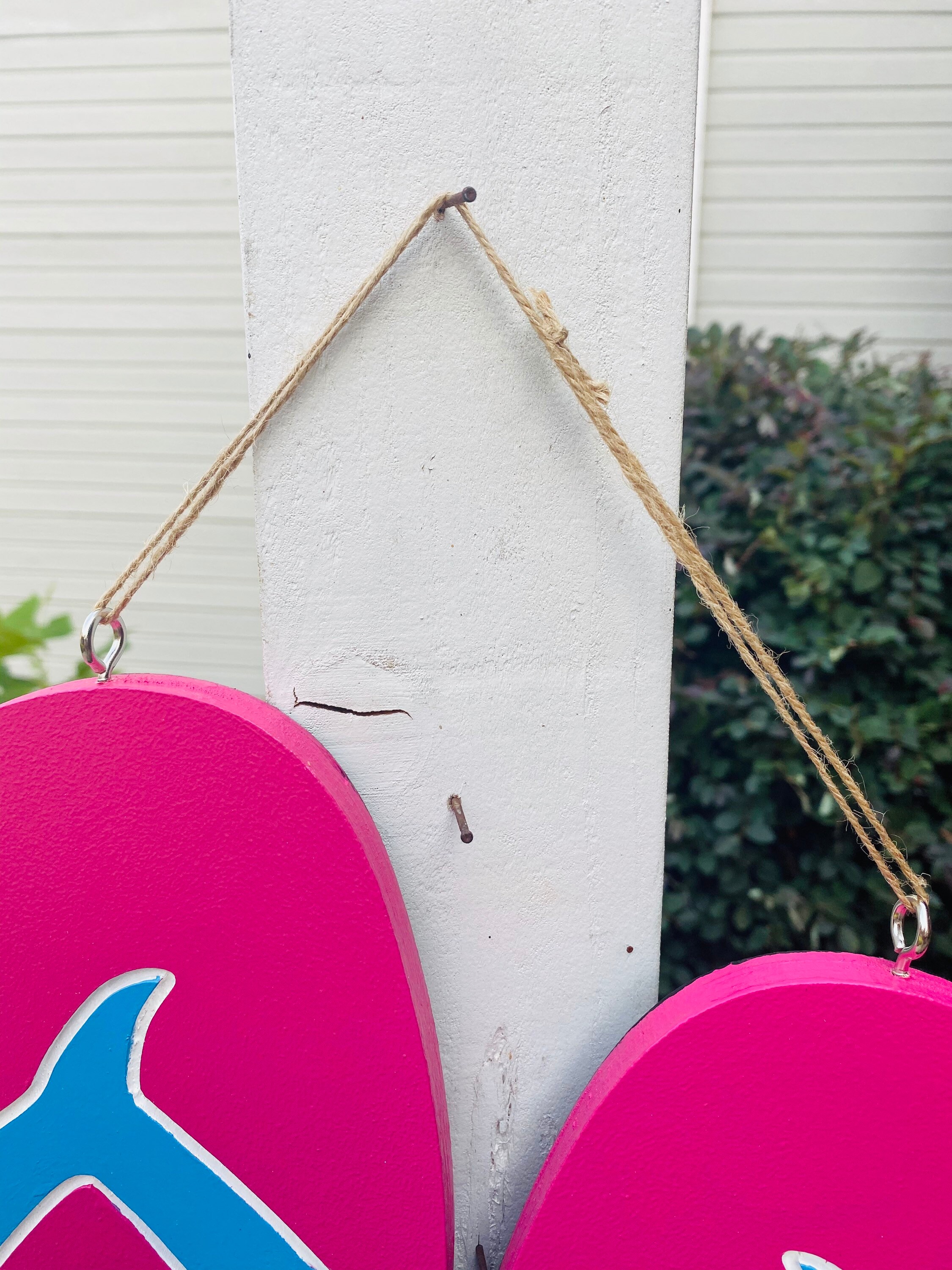 Beach Please Flip Flops Summer, Poolside Wooden Yard Art - Etsy