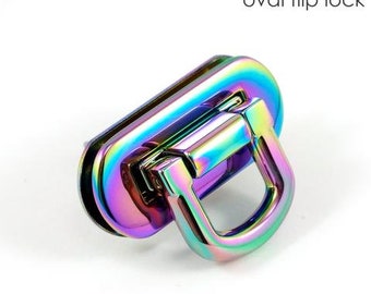 Slim Round Lock ver.1 No.5 Flip Locks For Bags,Purse Flip Locks,have key clasp hardware,suitcase buckle,Bag Making Suppliers MLT-P0000BMI