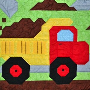 Dump Truck Quilt Pattern | Etsy