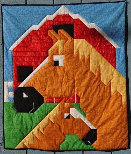 horse quilt pattern etsy