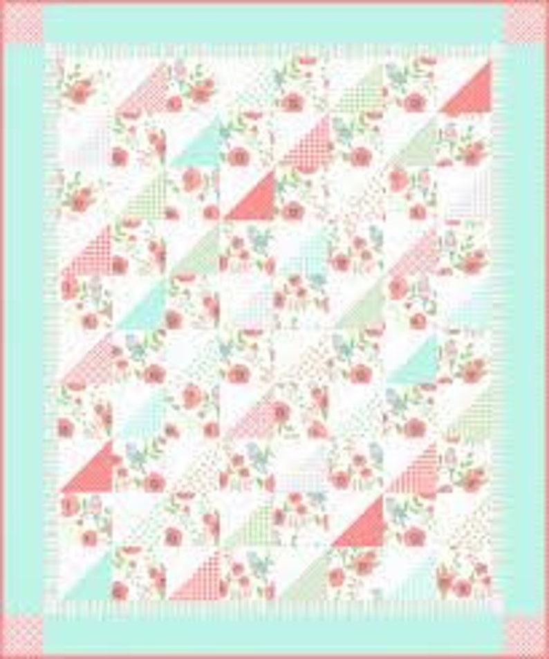 Not Too Shabby Flower Garden Kwik Kit Quilt