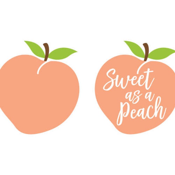 Sweet as a Peach, Peach, Summer, Sweet, 1st birthday, Peaches, baby girl, peachy