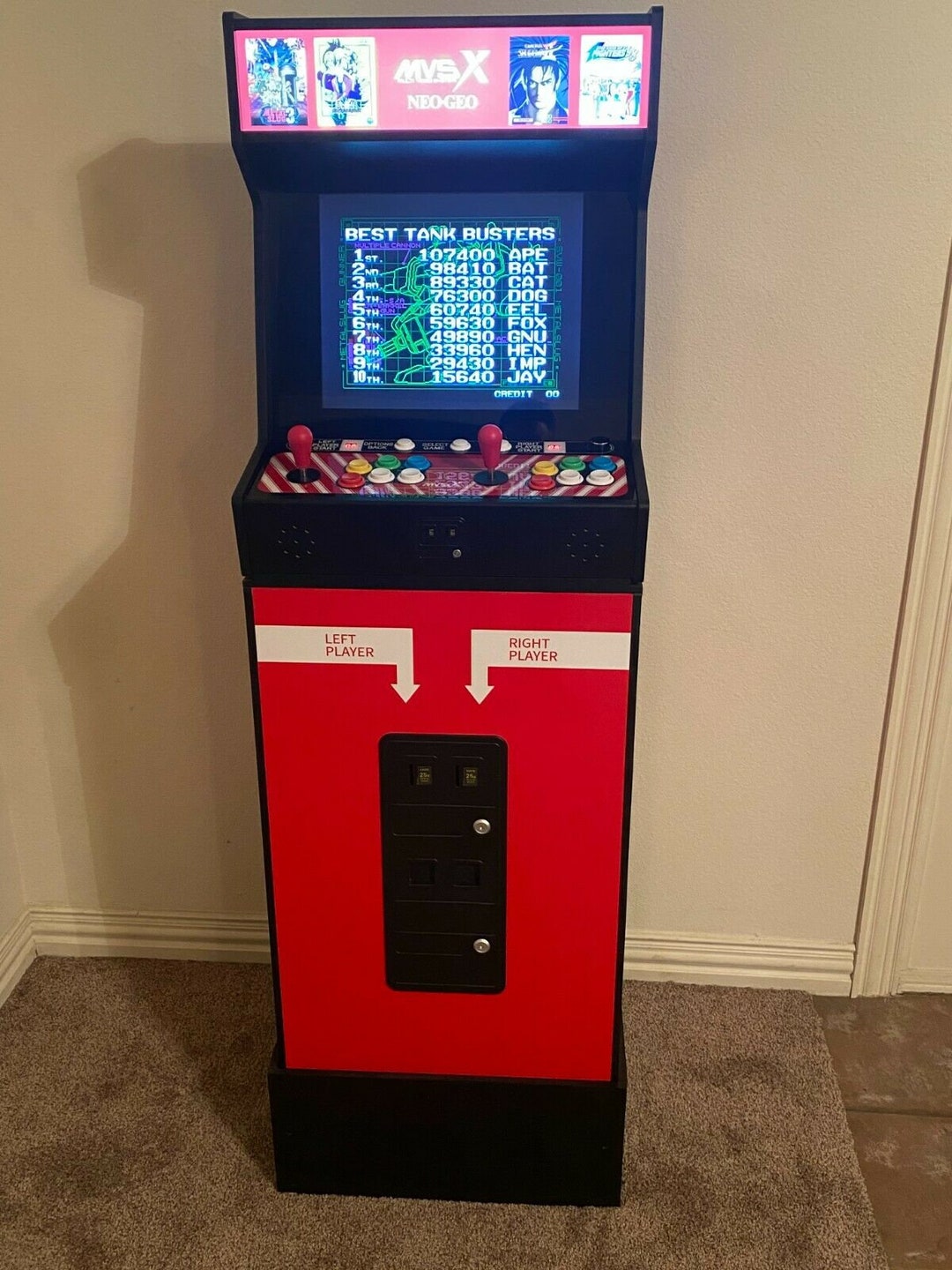 NEOGEO MVSX HOME ARCADE DIY BASE KIT