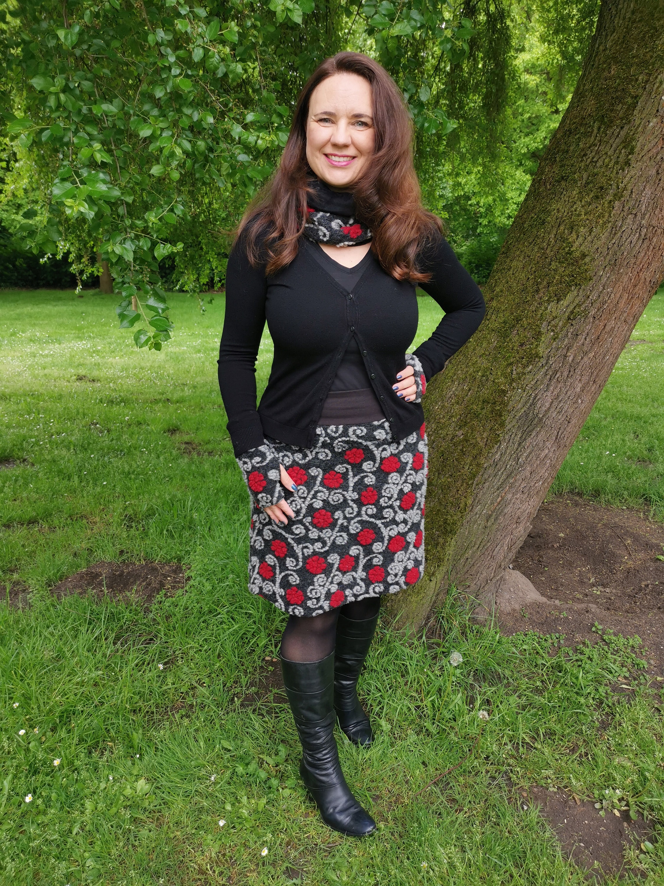 Strumpfhose Welche Stiefel Zum Kurzen Rock Outfit Mit Strumpfhose