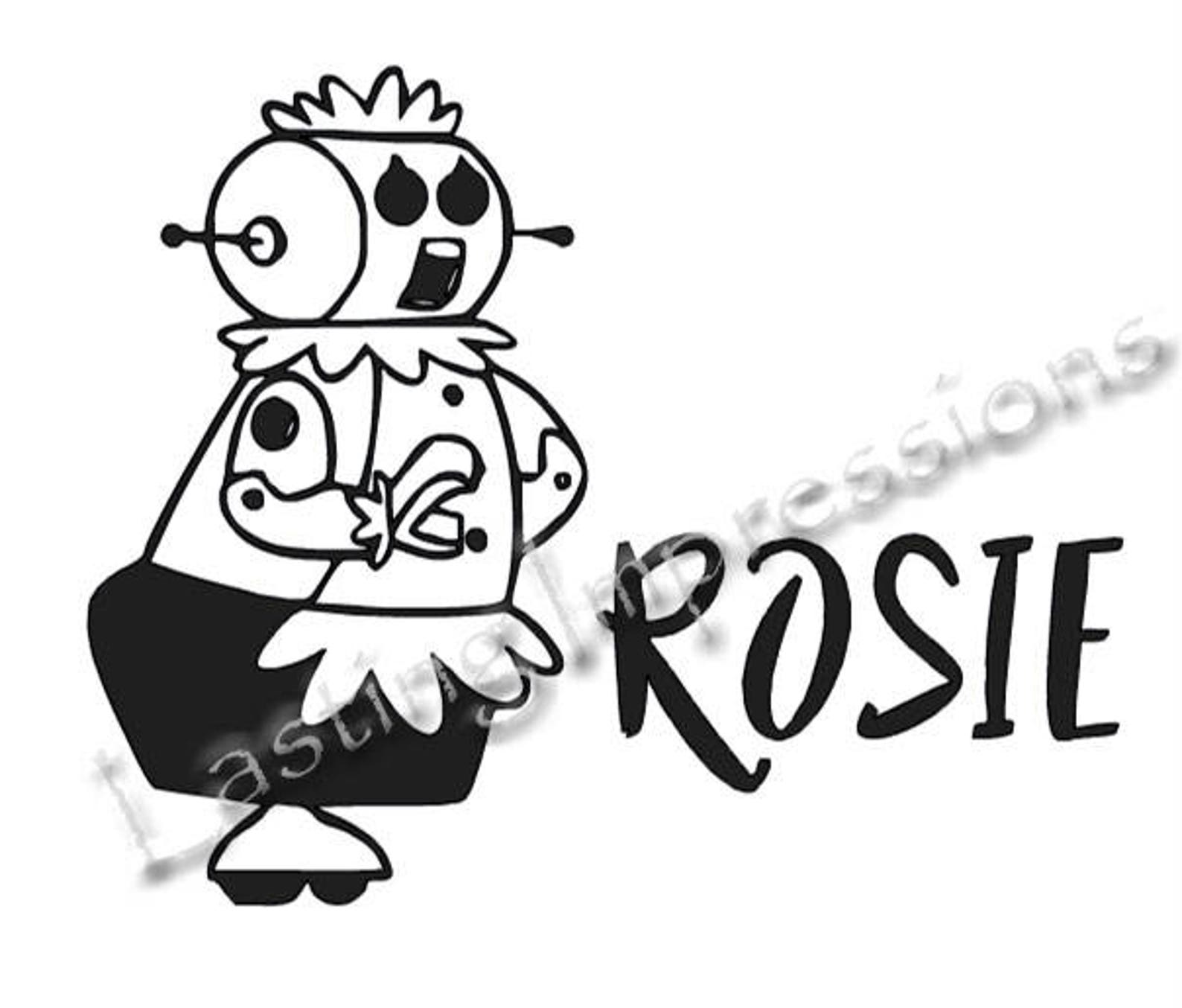 Rosie Jetsons Vinyl for Roomba | Etsy