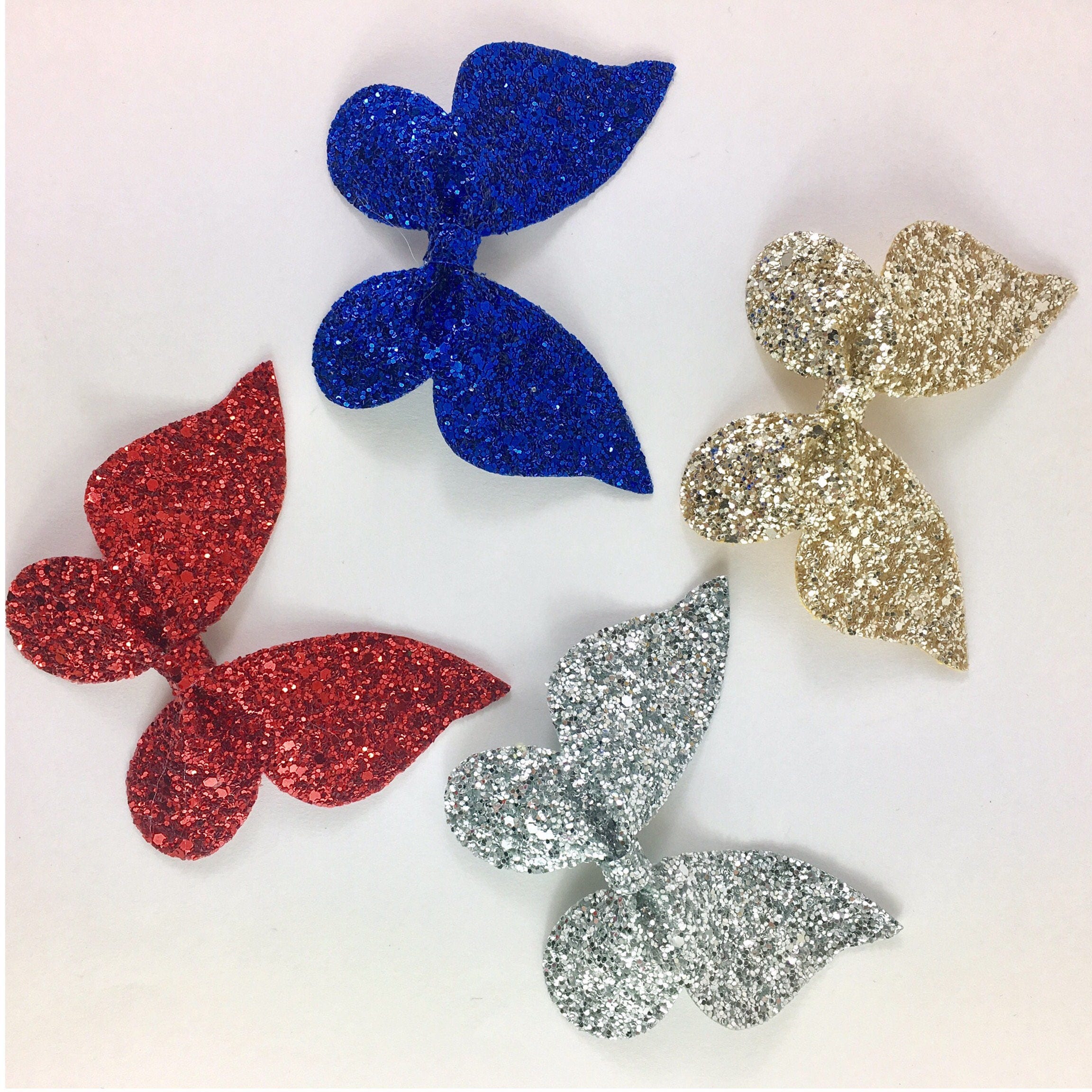 Butterfly Hair Clips / Glitter Hair Clip / Etsy
