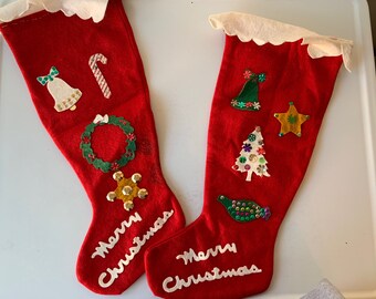 Sequin Stocking Etsy