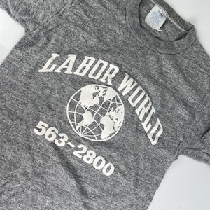 Vintage Small Grey Tshirt Laborworld Vintage Tee/Great Vintage Tee Gender neutral - DD