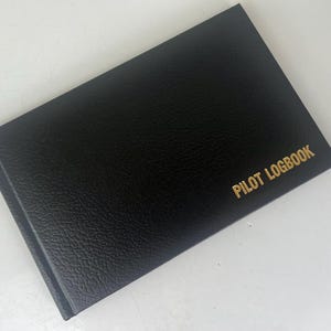 Vintage 1970s Pilot Log Book/Vintage Flight Log/Pilot Journal