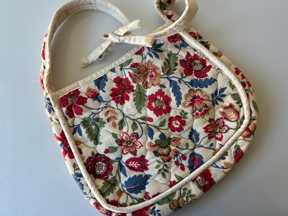 Lovely Textured Boho Tie Quilted Shoulder Bag Pur… - image 1