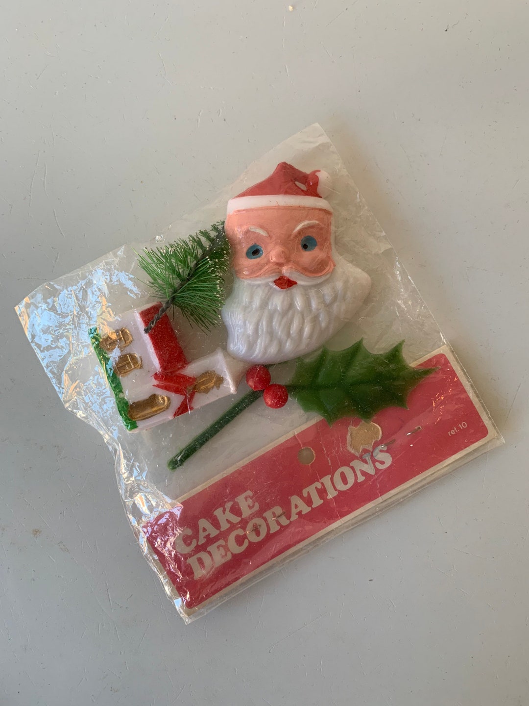 Vintage Plastic Christmas Decorations 