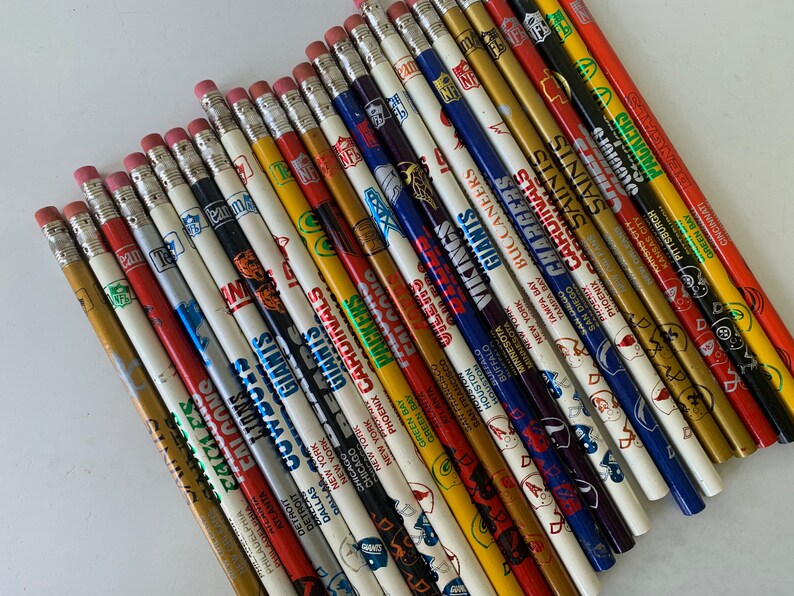 ONE PENCIL Vintage Early 90s NFL Unused Pencil/vintage Pencil Etsy