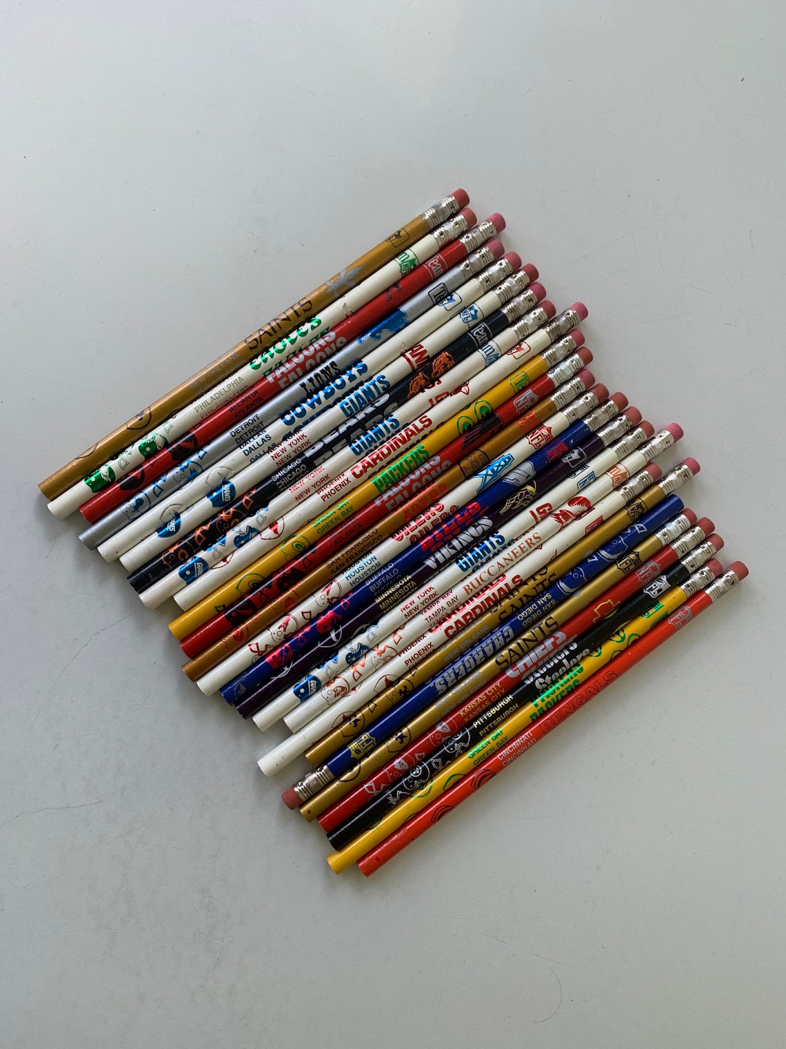 ONE PENCIL Vintage early 90s NFL Unused Pencil/Vintage Pencil Etsy