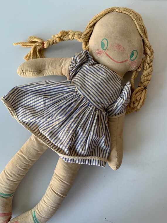 Antique cloth dolls on sale