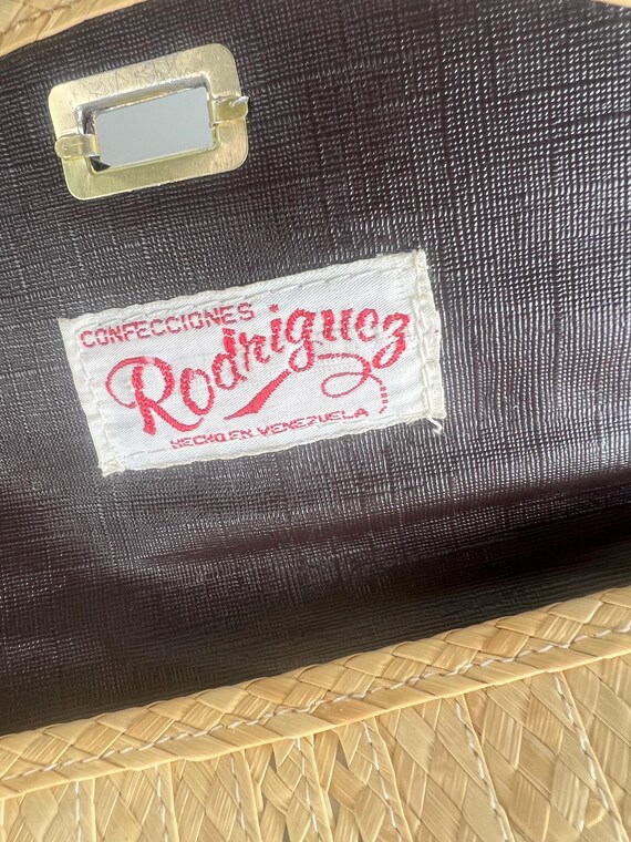 11 Inch Envelope Straw Boho Cluth/Straw Handbag/B… - image 6